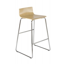 Chaise haute-café-bois N-Cocker