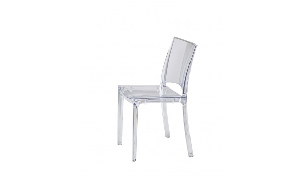 Chaise déco transparente-polypropylène SI-Ralice