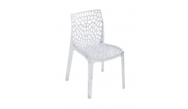 Chaise déco transparente SI-Cirse