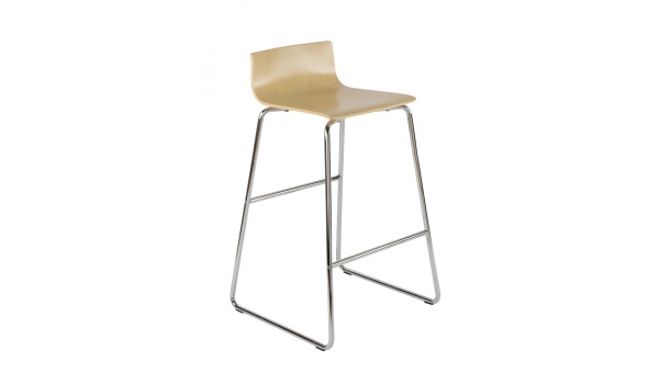 Chaise haute-café-bois N-Cocker