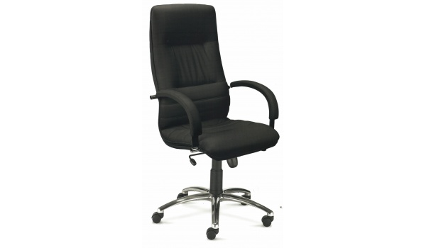 Fauteuil Direction cuir N-Aniel-noir