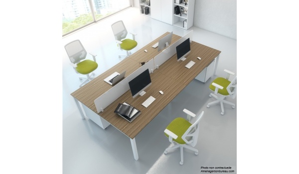 bureau_vis__vis_bench_avec_cloisonnettes__de_sparation