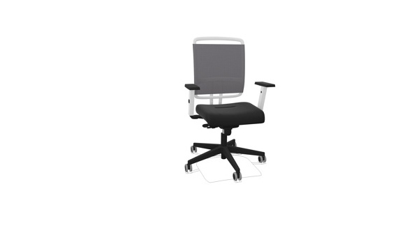 fauteuil-moderne_structure_blanche_accoudoirs_face1_noir-n-nense