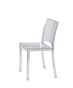 Chaise déco transparente RALICE