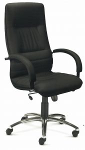 Fauteuil de Direction tapissé cuir ANIEL