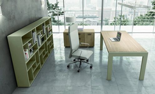 Bureau Direction contemporain bois tranché WEROT