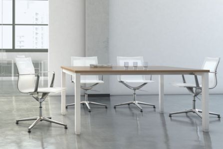 Siège design résille sur pied pyramidal réglable LOVE-R